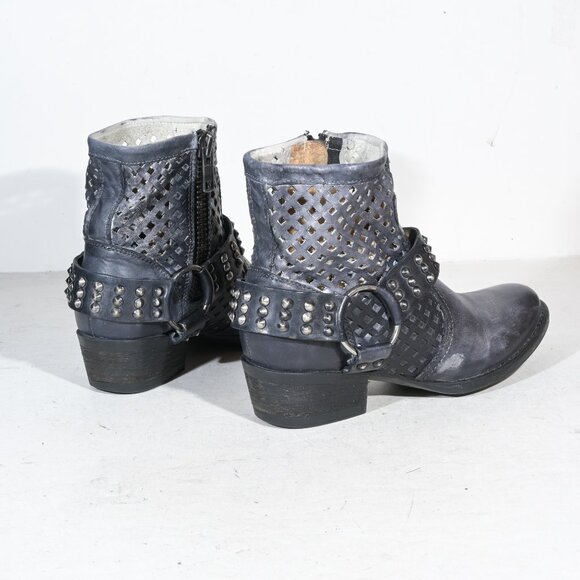Very Volatile Los Angeles Ankle Harness Boots in Grey Black - 7.5 - Picture 3 of 8